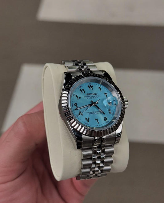 SEIKO DATEJUST - LYSEBLÅ DIAL