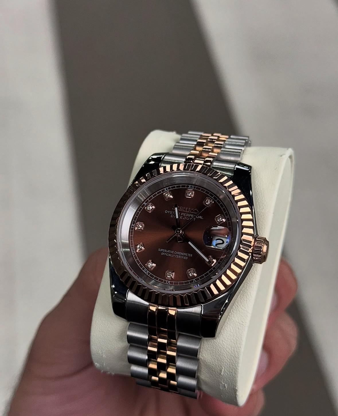 SEIKO DATEJUST - BRUN DIAL