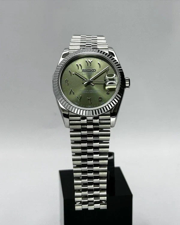 SEIKO DATEJUST - GRØN ARABISK DIAL