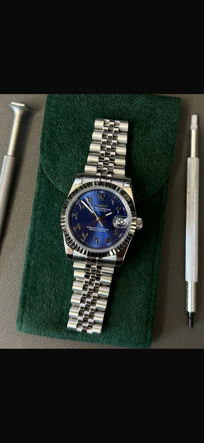 SEIKO DATEJUST - MØRKEBLÅ DIAL