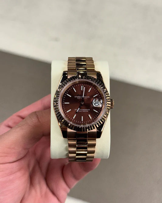 SEIKO DATEJUST - CHOCOLADE FARVE DIAL