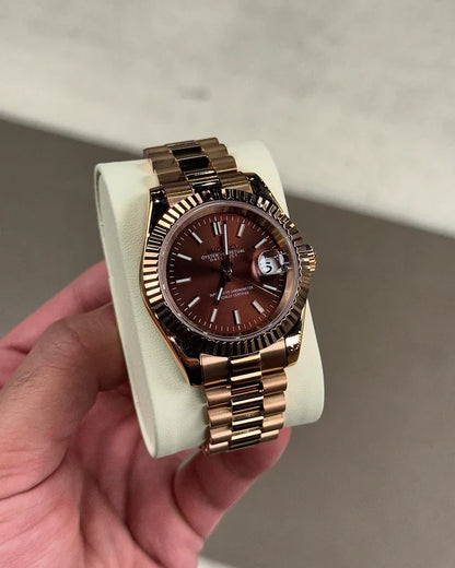 SEIKO DATEJUST - CHOCOLADE FARVE DIAL
