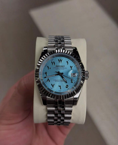 SEIKO DATEJUST - LYSEBLÅ DIAL