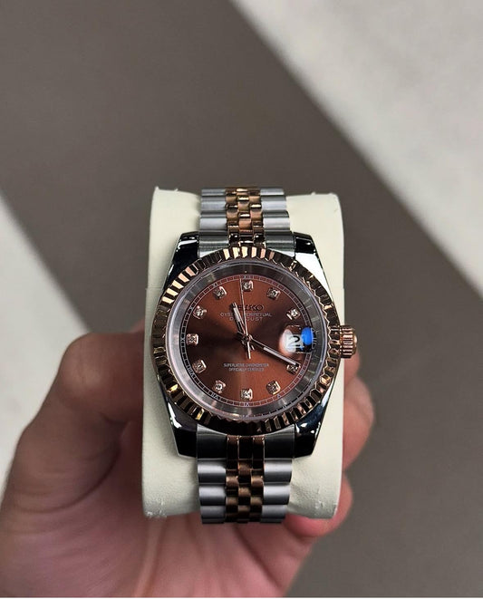 SEIKO DATEJUST - BRUN DIAL